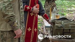 Военные священники отслужили молебен