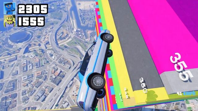 КАК ВЫСОКО ЗАЕДУТ РЕАЛЬНЫЕ АВТО В ГТА 5 ОНЛАЙН смотреть онлайн