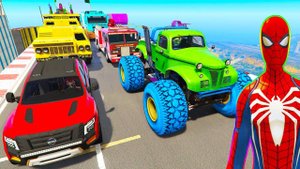 ЧЕЛОВЕК-ПАУК МУЛЬТИКИ ПРО МАШИНКИ СУПЕР ГОНКИ НА МАШИНАХ