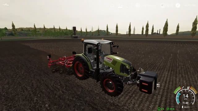 Farming Simulator 19 первая посевная на карте Сосновка