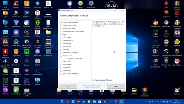 Установка чистых  драйверов NVidia смотреть онлайн