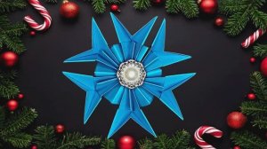 Потрясающие Бумажные снежинки. Легкое изготовление снежинок из бумаги