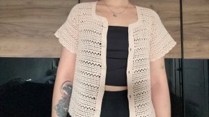 Вяжем кофточку как из Pinterest, подробный мк