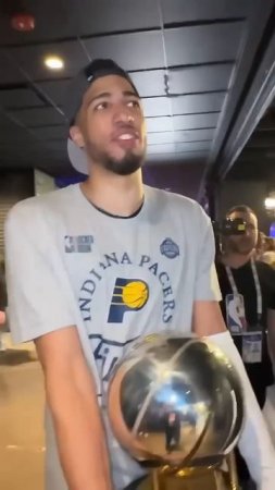Hali is hyped to go to the NBA Finals!