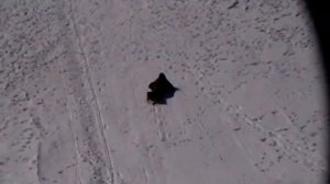 Кувырок!)))Спуск с горки на ватрушке!))