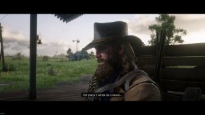 Душевный диалог Артура Моргана и Сестры Кальдерон на станции Ранчо Эмеральд