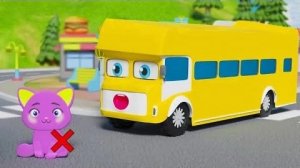 Песенка про  ЖЕЛТЫЙ АВТОБУС | Песенка про машинки | Мультики про машинки