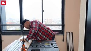 Einhell Работа погружной пилой TE-PS 165 с шинами-направляющи