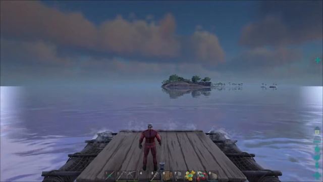 ARK: SE Hardcore - Выжить любой ценой #7 - На плоту за металлом смотреть онлайн