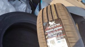 Распаковка — Летняя шина Arivo Premio ARZero 205/60R16 92V