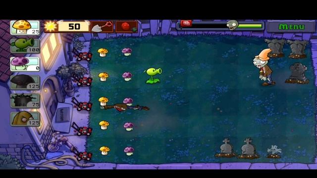 🔥Plants VS Zombies - Зомби против растений (НОчной уровень)