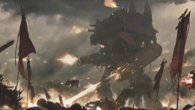 Wh40k: Генерал-милетант вещает свою речь из вокса титана смотреть онлайн