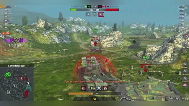 Танк КВ-4Т АРТИЛЛЕРИСТ.Режим "Mad Games".World of Tanks Blitz.
