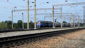 Тепловоз 2ТЭ116У-0076. Когда "тапки" закончились...