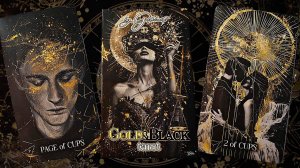 Обзор на таро новинку "Gold & Black tarot"