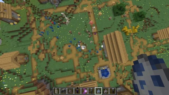 ЛЕГЕНДАРНАЯ БИТВА МОБОВ!!! СИЛЬНЫЕ ЖИТЕЛИ ПРОТИВ НОВЫХ смотреть онлайн