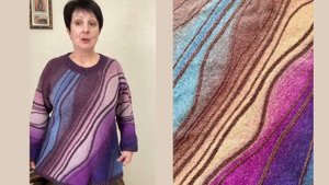 Джемпер в технике СВИНГ 🔥🔥🔥