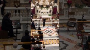 Concerto natalizio in chiesa San Rocco di Camogli, T.Siberiani, G.De Paoli