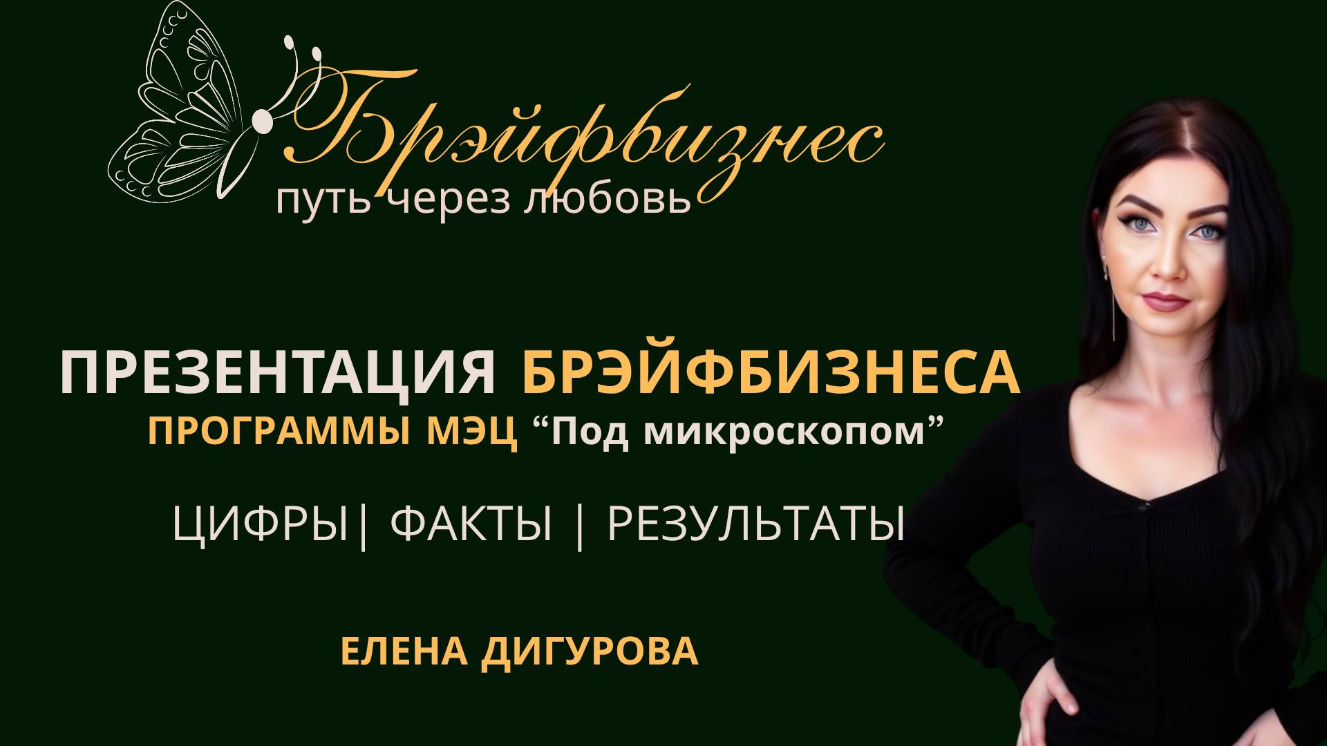БРЭЙФБИЗНЕС под микроскопом. Цифры  Факты  Результаты
