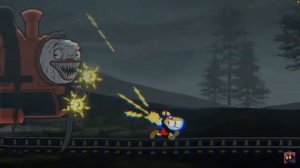 Все грехи Cuphead vs Choo Choo Charles.