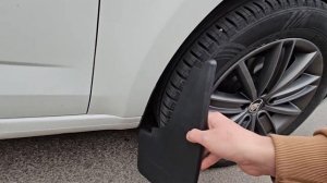 брызговики октавия а7 перед