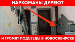 В Новосибирске наркоманы громят подъезды. Как отгородить молодежь от работы закладчиками.