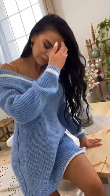 42-46, Жіноча вязана сукня коротка туніка ALMAZ смотреть онлайн