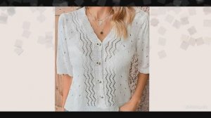 Кофта с ажурными дорожками по полочке.