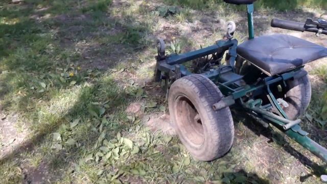 (Ротационная борона). Поле до и после... смотреть онлайн