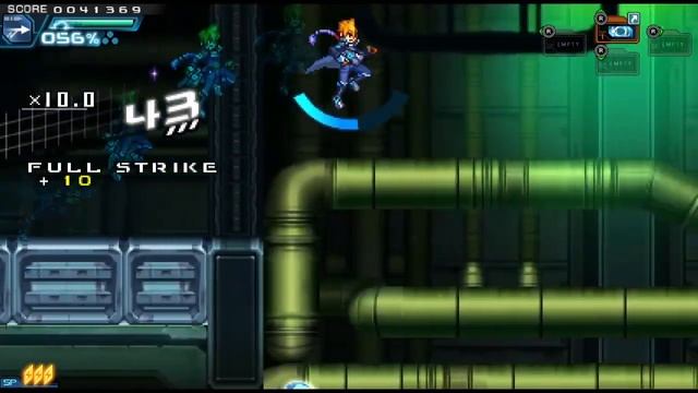 Прохождение Azure Striker Gunvolt 2 - EP3, Водяной Русальный Австр?