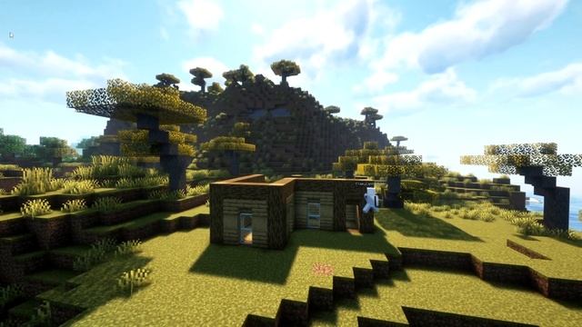 КАК ПОСТРОИТЬ ПРОСТОЙ СТАРТОВЫЙ ДОМИК В МАЙНКРАФТЕ смотреть онлайн