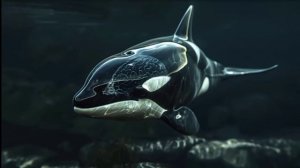 Большая белая акула против касатки