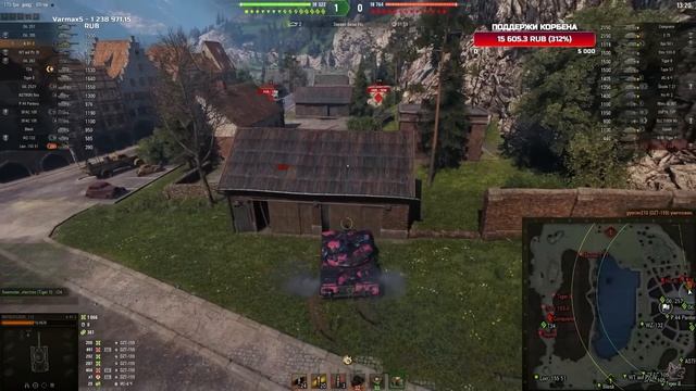 КОРБЕН ТЕСТИРУЕТ ТАНК С ЧЕРНОГО РЫНКА - K-91-2🔥 ЛОТ №3 смотреть онлайн