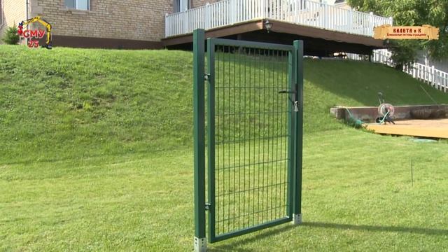 Монтаж калитки на забивной фундамент (опоры) смотреть онлайн