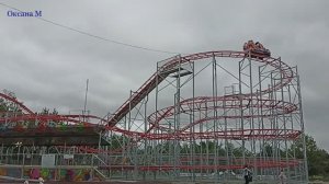 Аттракционы в городском парке. Южно-Сахалинск