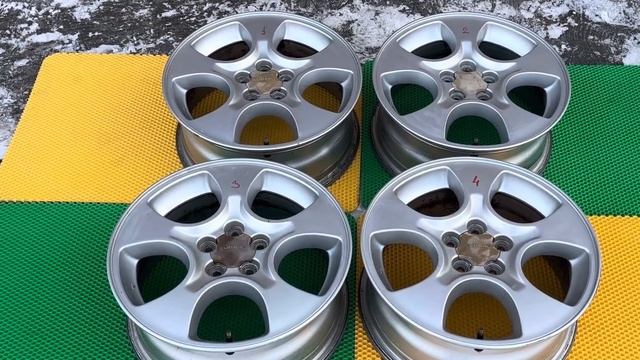 Диски Subaru (Made in Japan) R16 5/100 из Japan(Япония)! Параметры: 6.5/R16, смотреть онлайн