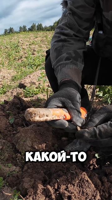 Найденную монету тяжело узнать, но все же справились #коп #металлоискатель #кладоискатель