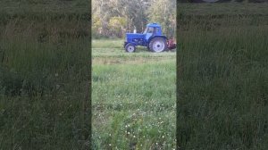 пробный выезд с косилкой роторной КРН 2.1 РАКИТА произв