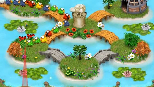 Birds Town уровень 11 смотреть онлайн