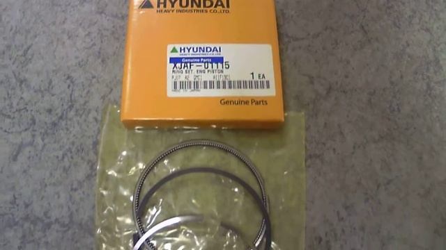 XJAF-01115 Кольца поршневые ремонтные 0.25 Hyundai R170W-7