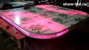 Световой пол с подсветкой RGB