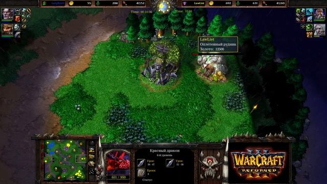 ИНФЕРНАЛ ОТ ОРКА! LawLiet [Hum] vs LabyRinth [Orc] Warcraft 3 Reforged смотреть онлайн