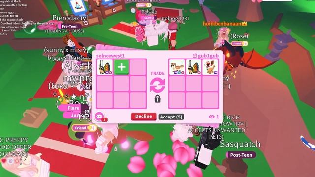 ТОП ТРЕИДЫ НА МЕГА МИРАЙ МОЛЬ В АДОПТ МИ РОБЛОКС смотреть онлайн