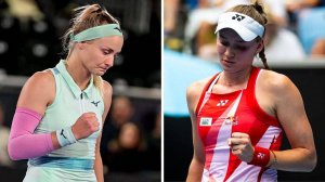 12.02.2025. Елена Рыбакина - Ребекка Шрамкова. WTA Doha. Elena Rybakina - Rebecca Sramkova