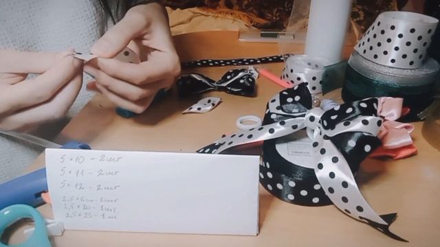Бантики для волос своими руками смотреть онлайн