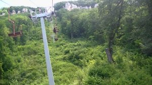 ЛЕТИМ НА КАНАТНОЙ ДОРОГИ . ДАХОВСКАЯ . АДЫГЕЯ .