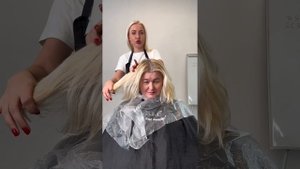 Как покрасить тотал блонд на седину inst : @Evgenia_kolorist подп