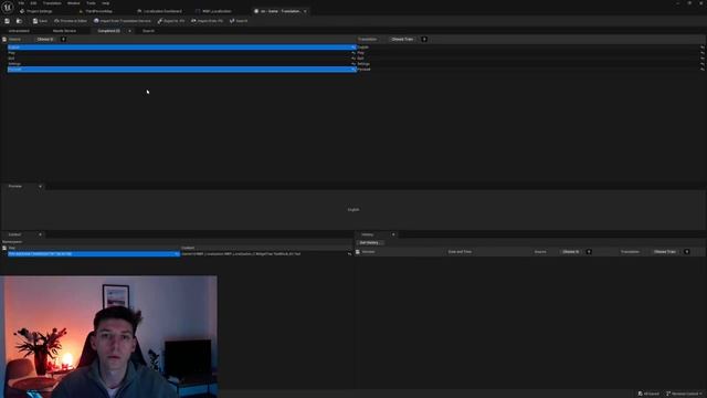 Локализация игр: Как работать с Localization Dashboard в Unreal Engine 5