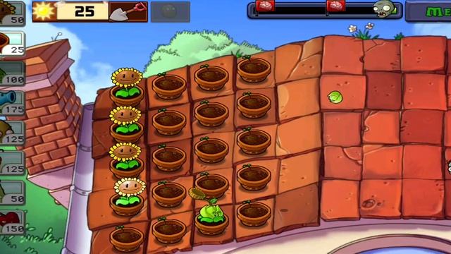 Киска Ириска играет в растения против зомби, крыша, вы? смотреть онлайн