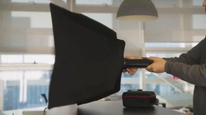 Стартаперы из Техаса создали 35-дюймовый монитор-раскладушку, который помещается в небольшую сумку.